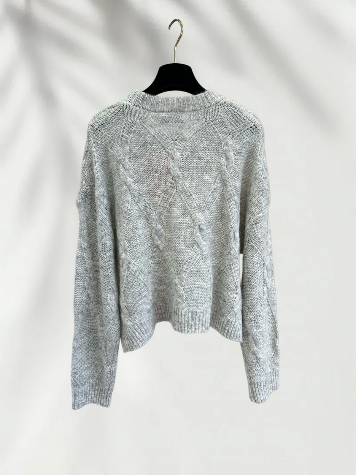 Women's Soft Fluffy Knit Pullover Sweater With Comfortable Stretch Fit