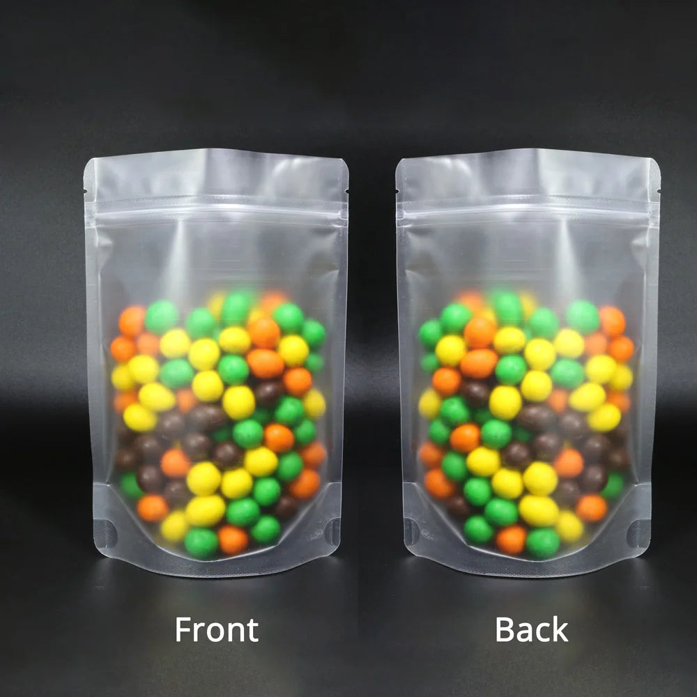 VoluPack Recyclable Frosted Translucent Stand Up Zip Lock Storage Pouch