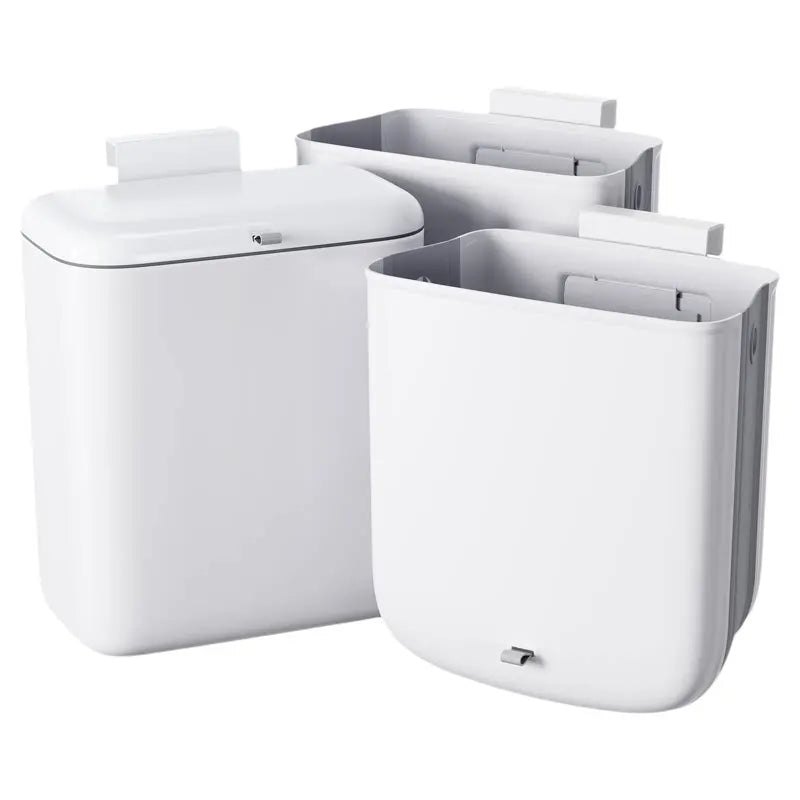 Joybos Cabinet Door Hanging Kitchen Trash Can With Sliding Lid