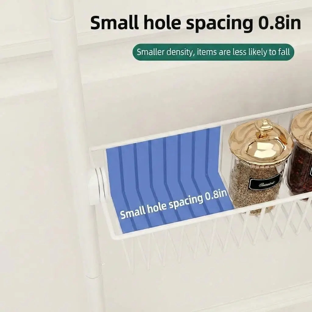 HiMISS Over The Door Pantry Organizer Metal Storage Rack