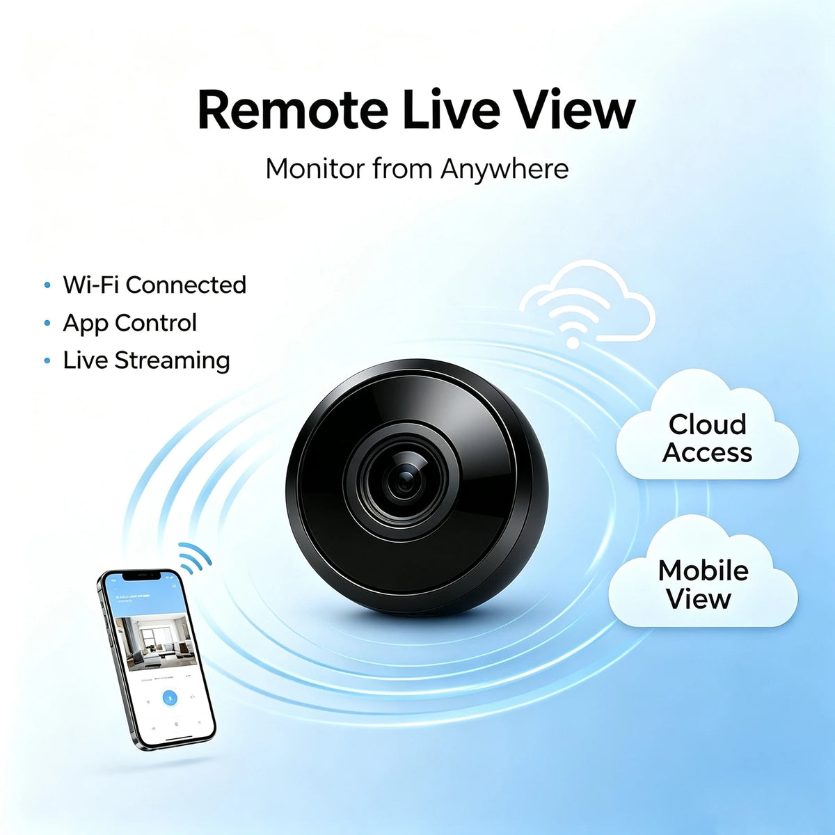 V2 Home Smart Video Analysis Camera Human Tracking Cry Detection HD Surveillance Camera Two-way Audio Mobile Remote Night Vision Family Security Protection Equipment