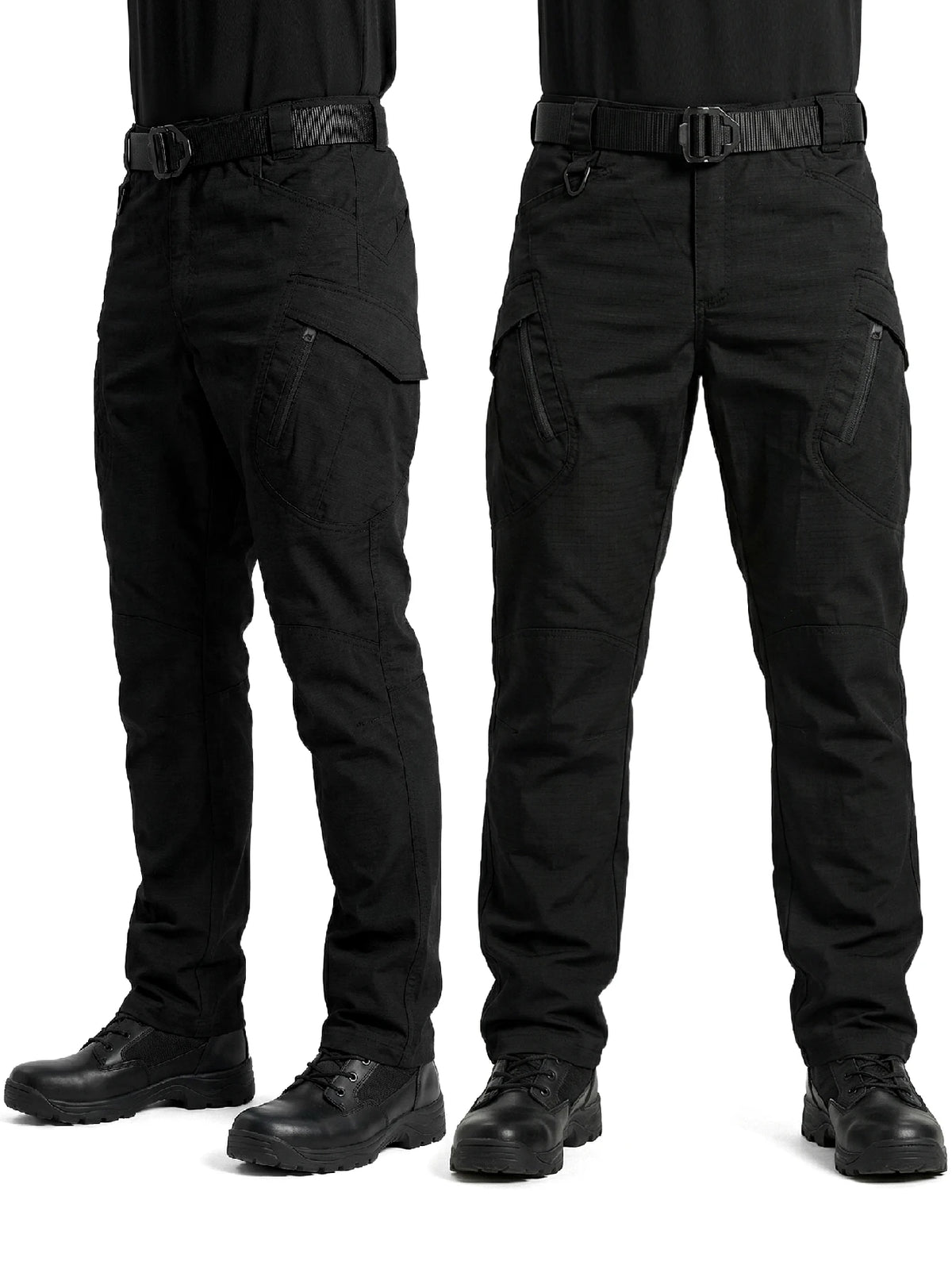 Mens Lightweight Ripstop Cargo Pants Water Resistant Outdoor Trousers