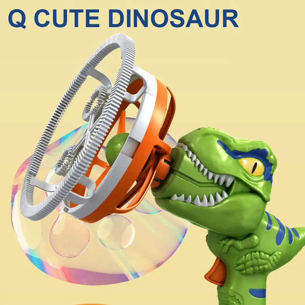 Dinosaur Soap Bubble Gun Toy For Kids Outdoor Playtime