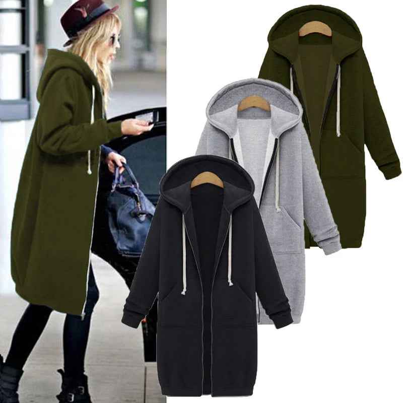 Womens Hooded Pullover Sweatshirt Dress With Pocket