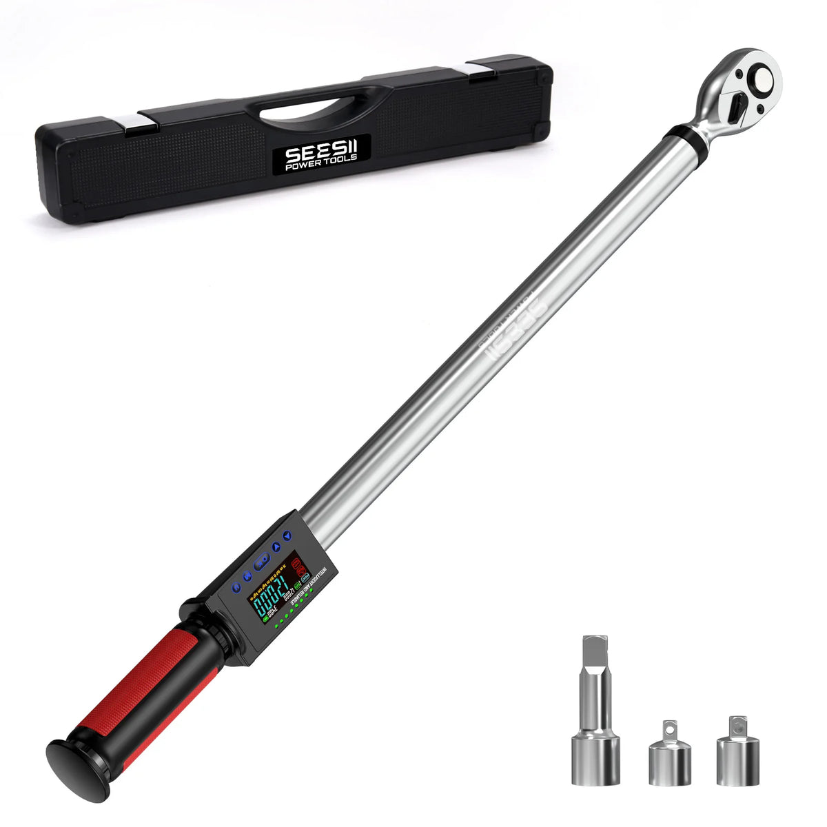 Seesii Digital Torque Wrench With LED Alert And Adjustable Modes