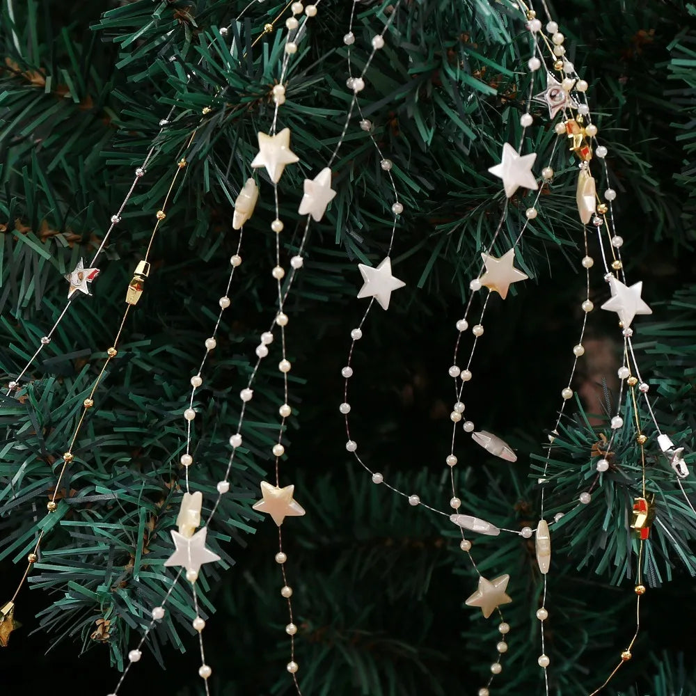 Acrylic Star Bead Chain Garland Decoration For Weddings And Parties