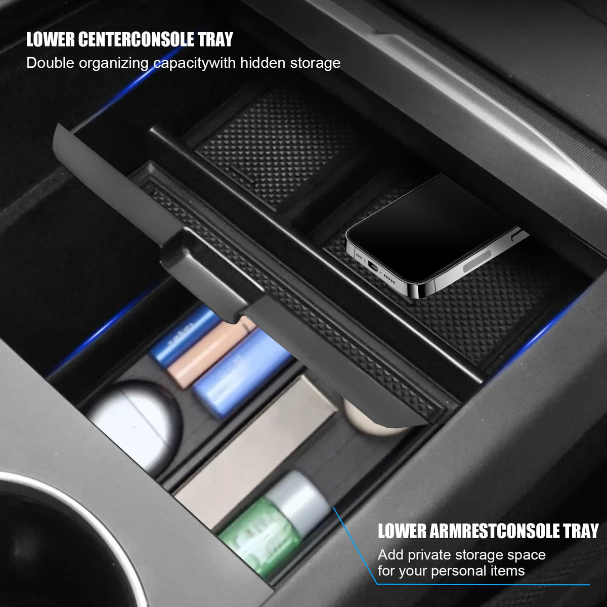 Tesla Model Y Juniper Interior Accessories Set With Storage Inserts