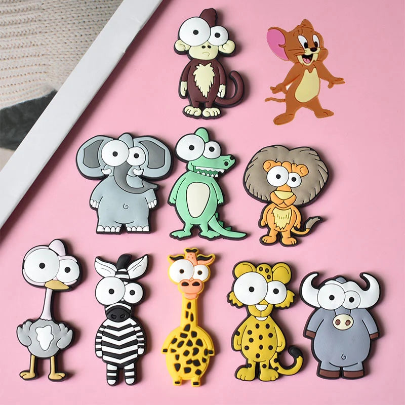Cartoon Fridge Magnets For Kids Vegetable Fruit Animal Kitchen Decor