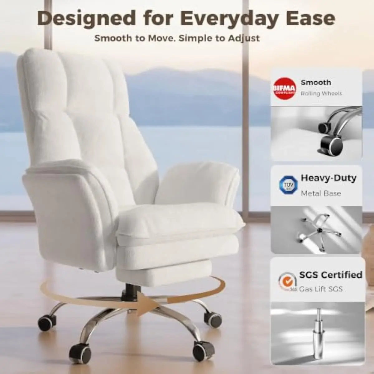 Office Chair Flip Armrests For Pets And Cross Legged Sitting