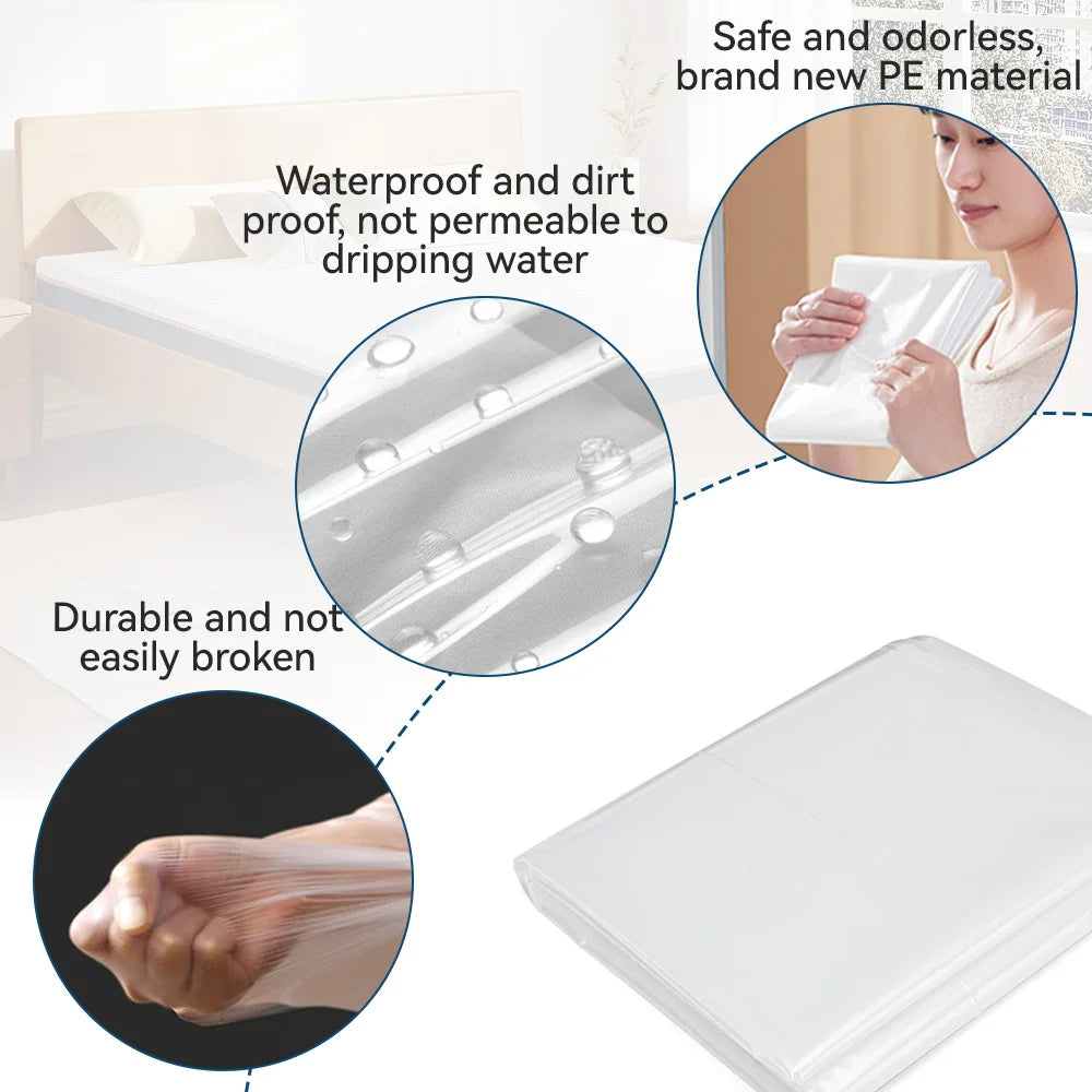 Reusable PVC Mattress Storage Bag for Moving and Bedding