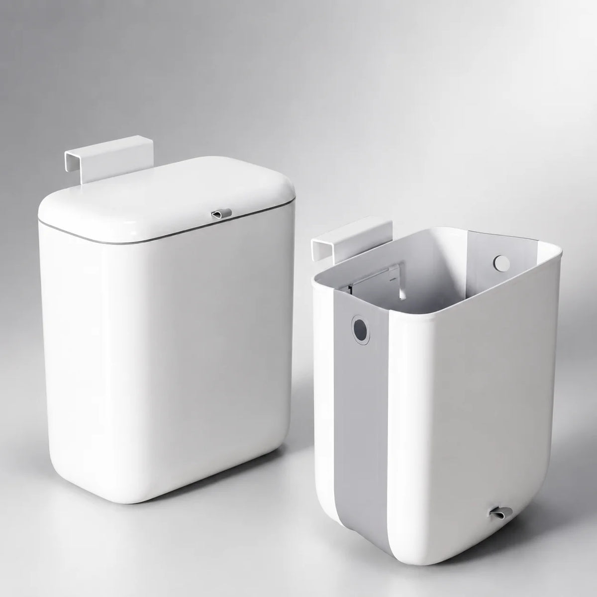 Joybos Cabinet Door Hanging Kitchen Trash Can With Sliding Lid