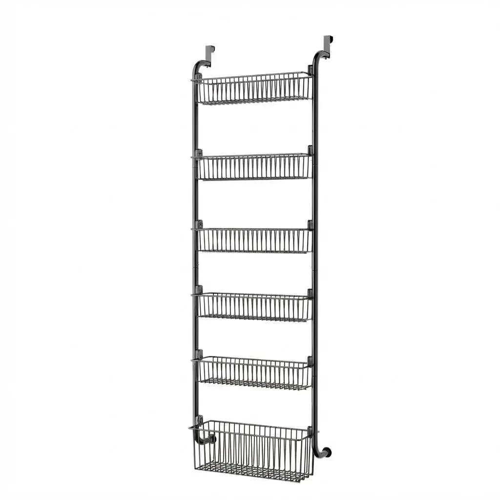 HiMISS Over The Door Pantry Organizer Metal Storage Rack