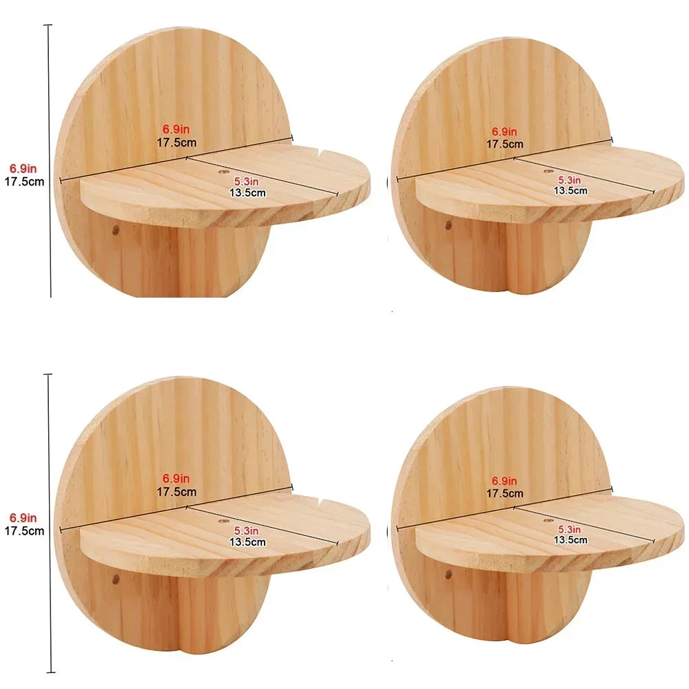 Catails Wall Mounted Cat Hammock Climbing Stairs Scratcher