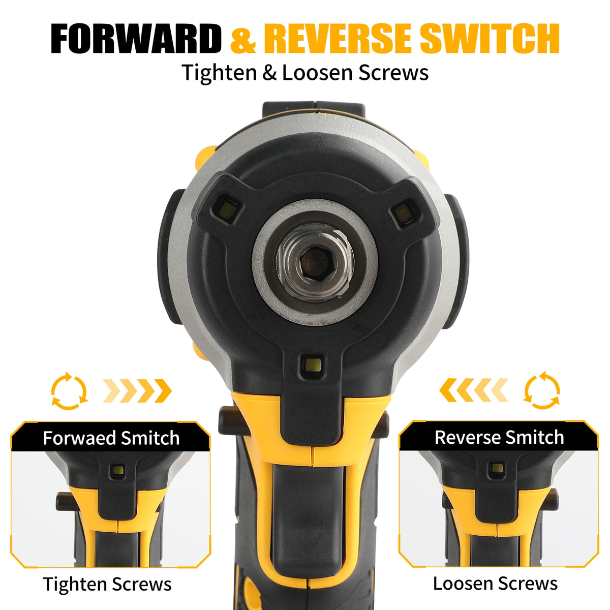 DEWALT 20V Atomic Brushless Impact Wrench Three Speed Control