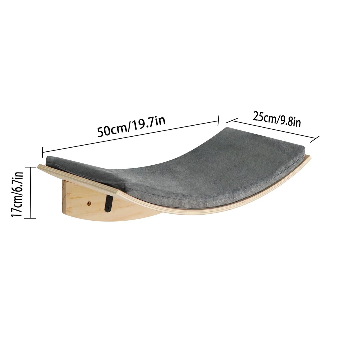 Catails Wall Mounted Cat Hammock Climbing Stairs Scratcher