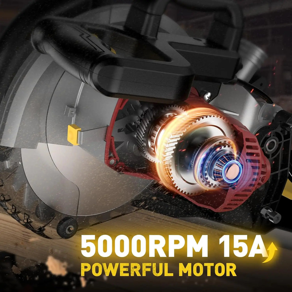 Single Bevel Compound Miter Saw for Multi Material Cutting Tool