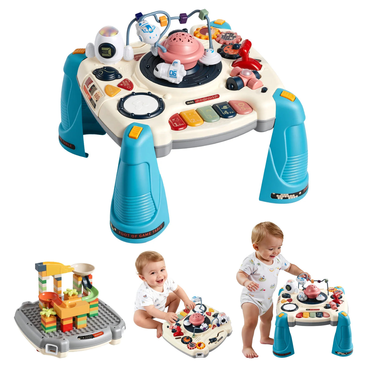SucceBuy Baby Spacecraft Musical Toy With Star Projector And Sounds