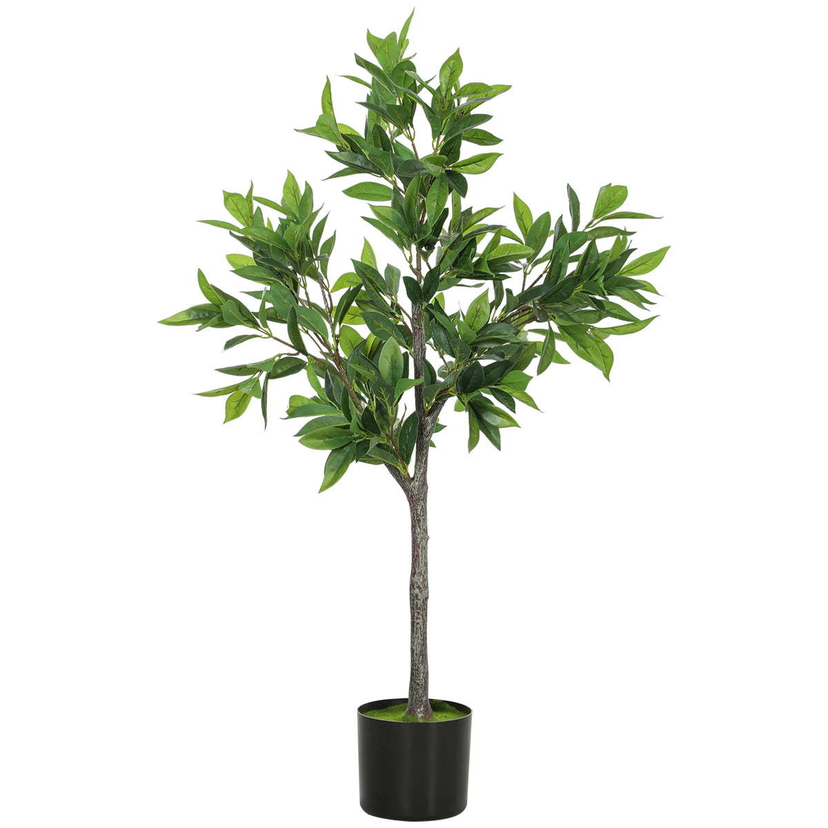 Artificial Laurel Tree With Lifelike Peva Leaves For Home Decor