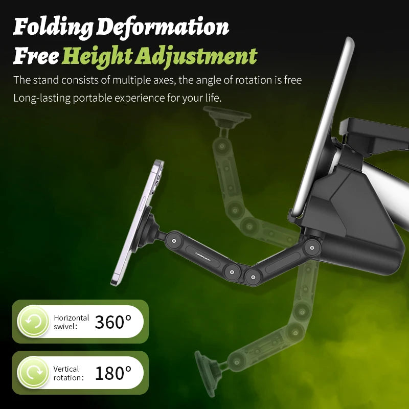 MOTENIO Foldable Magnetic Phone Holder With Storage Box for Tesla
