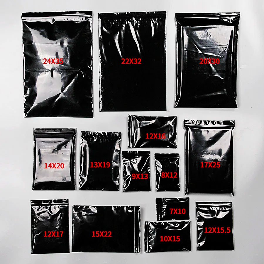 Opaque Self Sealing Ziplock Plastic Storage Packaging Bags