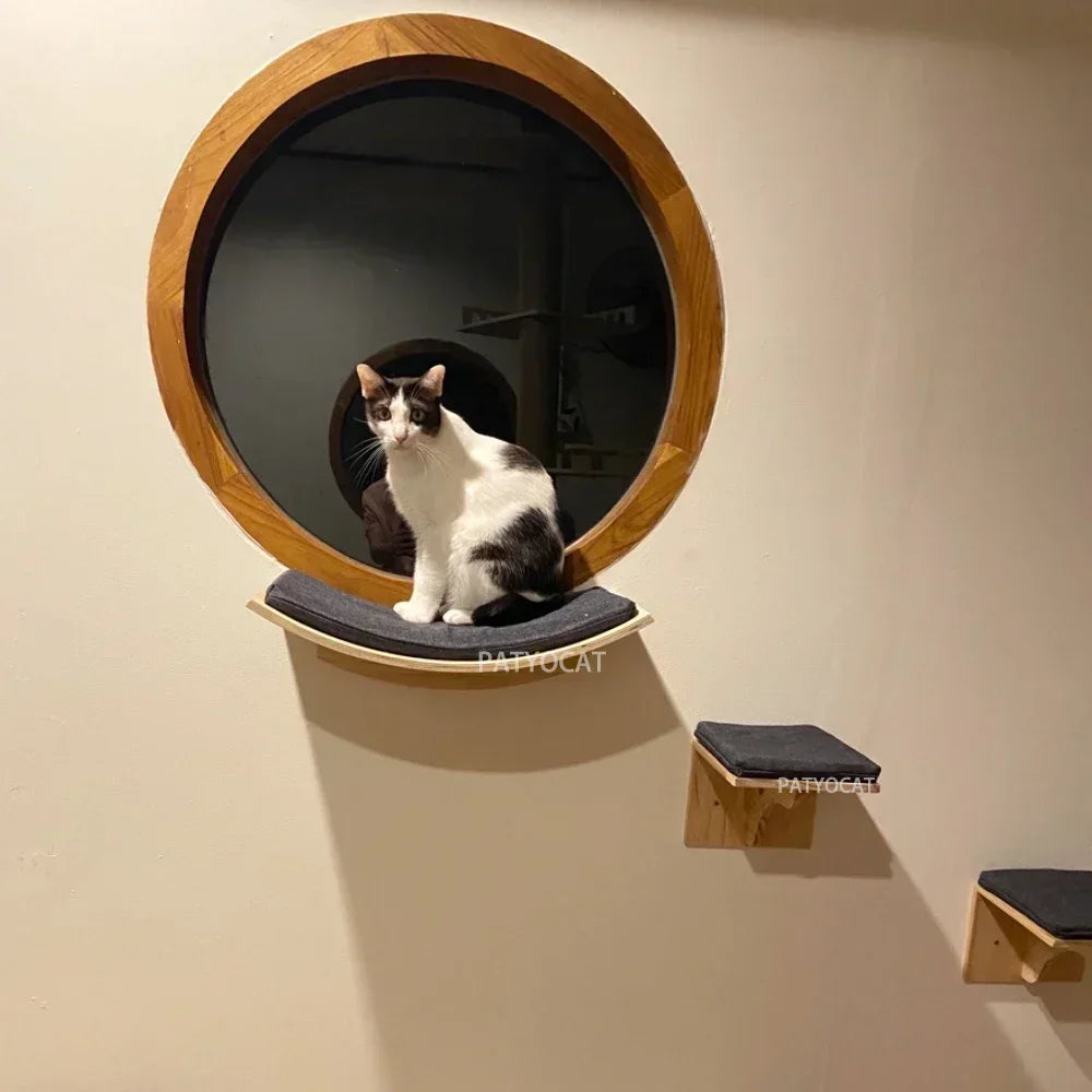 Catails Wall Mounted Cat Tree Hammock Scratcher Climbing Playground
