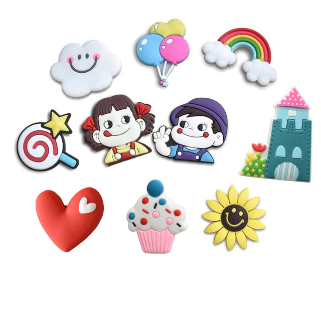 Cartoon Fridge Magnets For Kids Vegetable Fruit Animal Kitchen Decor