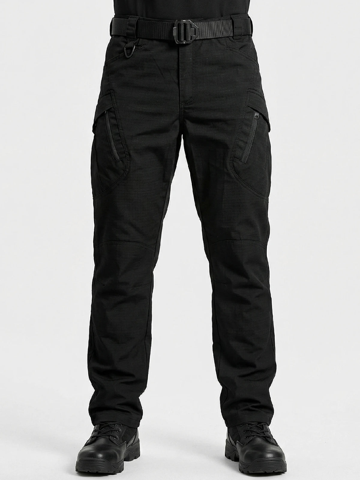 Mens Lightweight Ripstop Cargo Pants Water Resistant Outdoor Trousers