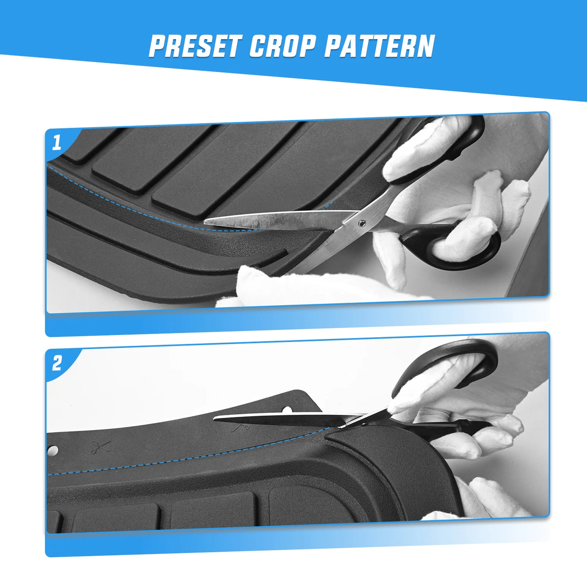 Nilight Universal PVC Floor Mats, All Weather Heavy Duty Protection
