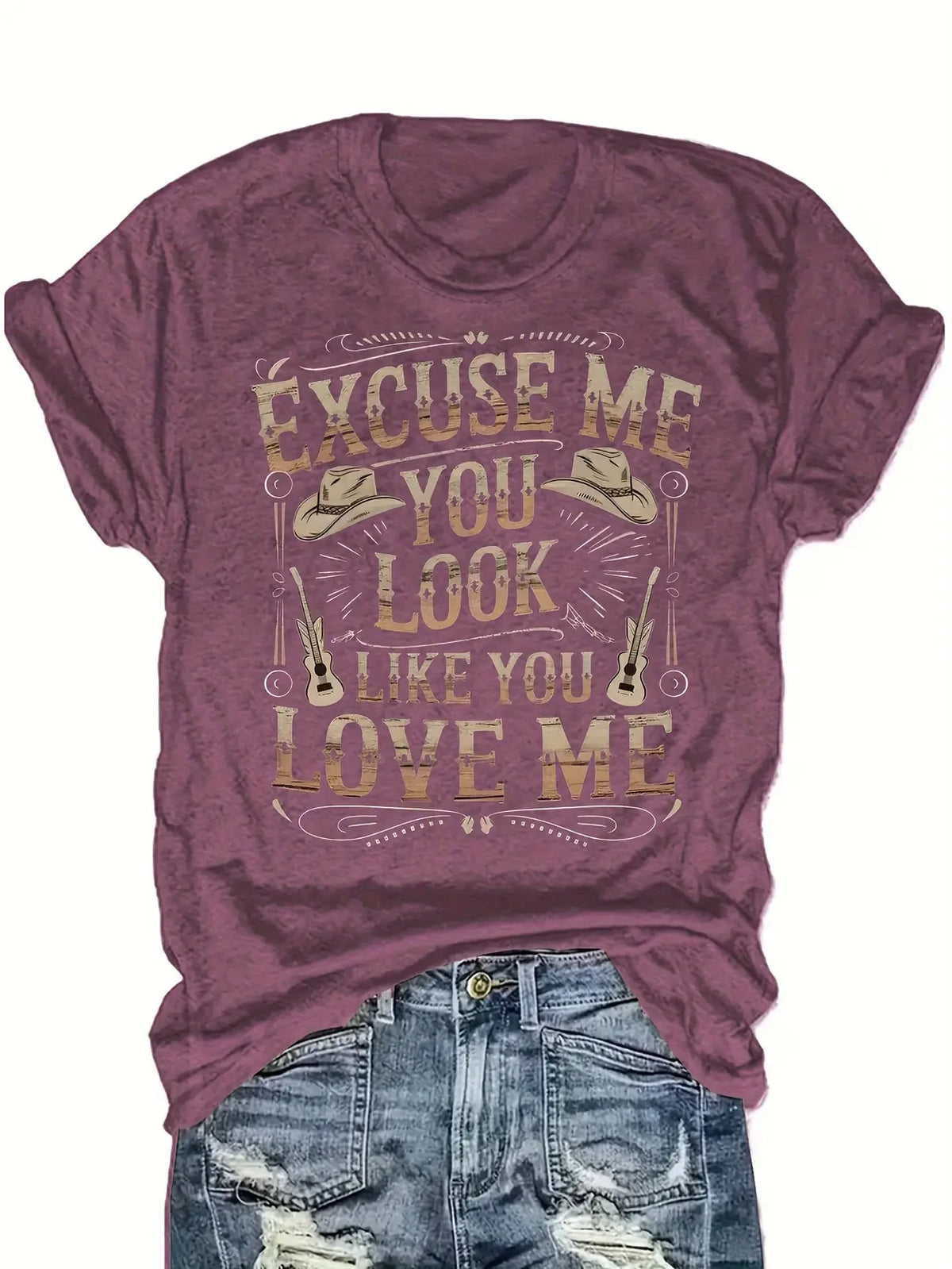 Women's Excuse Me You Look Like You Love Me Tee